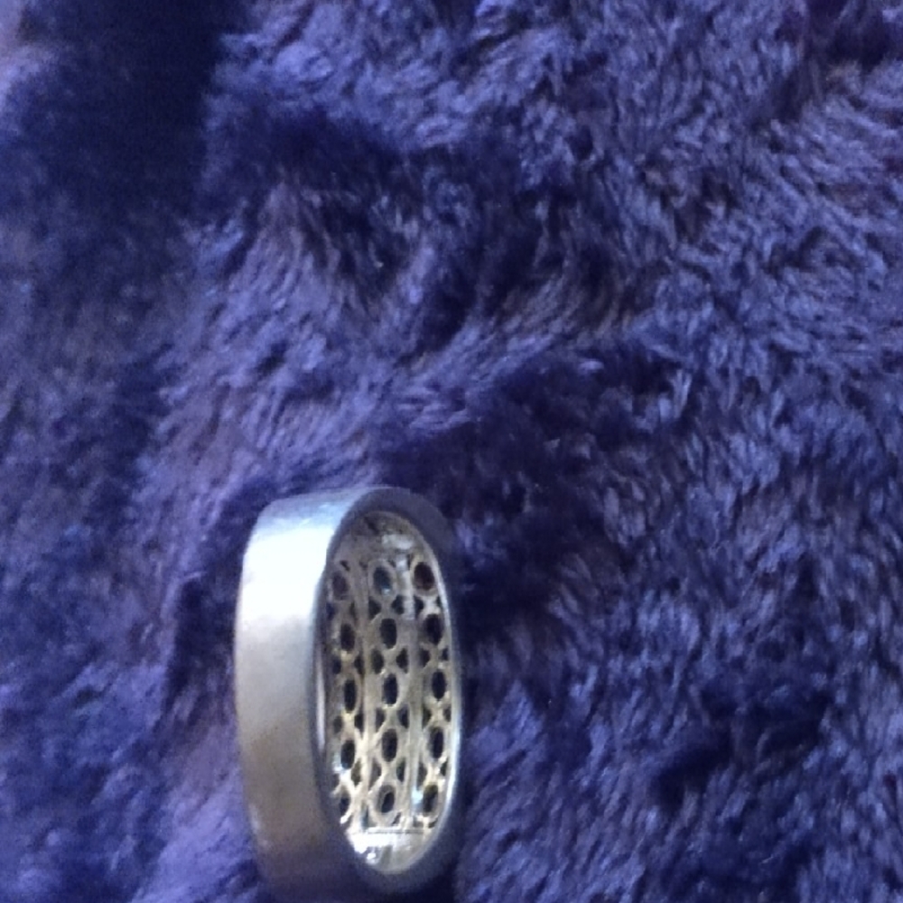 Vtg Sterling Silver Gemstone Ring - image 4